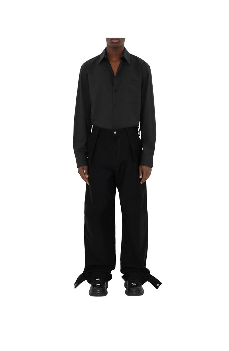 Burberry Stretch Wool Shirt, Alternate, color, Brisk