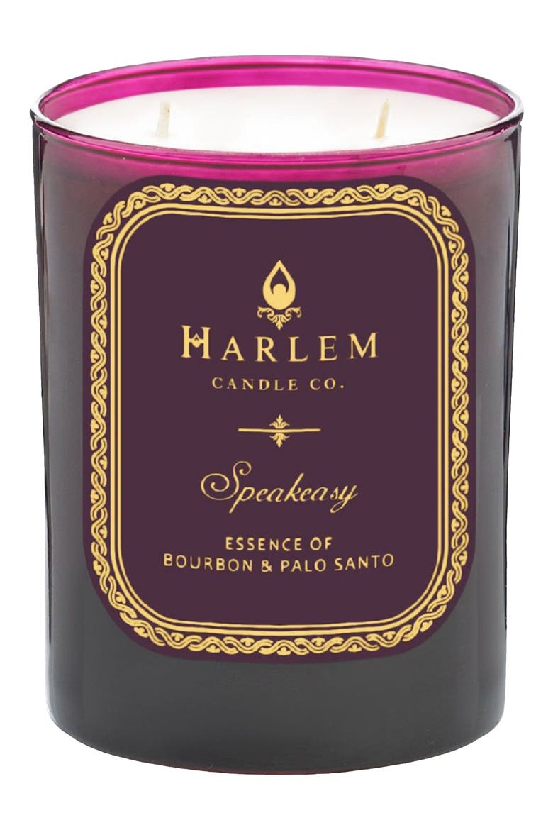 Speakeasy Luxury Candle, Main, color, BURGUNDY