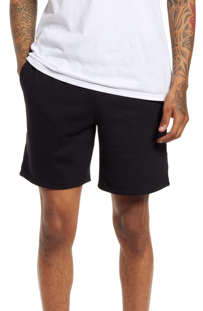 BP. Men's Fleece Drawstring Shorts, Main, color,