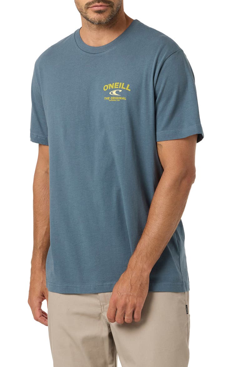Scholar Classic Cotton Graphic T-Shirt, Alternate, color, DARK SLATE
