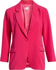 SUGARLIPS Chelsea One-Button Blazer