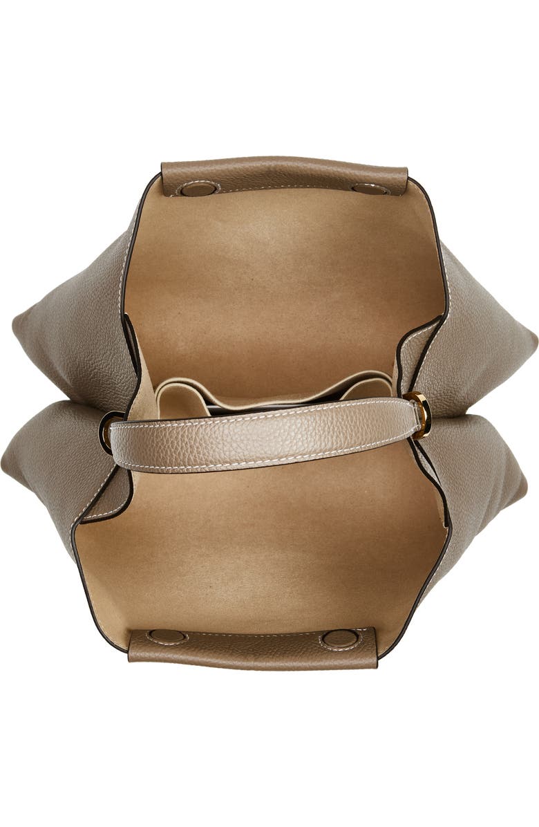 Ree Projects Elieze Medium Leather Handbag, Alternate, color, Dark Taupe Grey