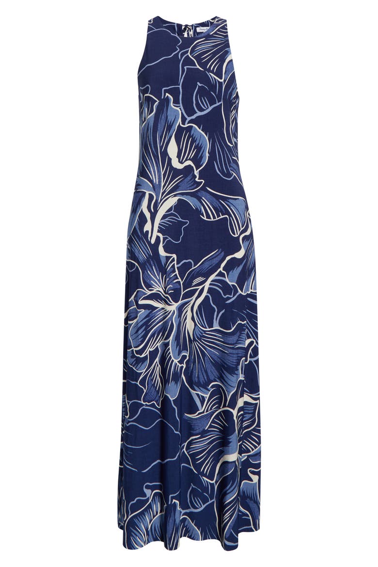 Jasmine Sapphire Sleeveless Maxi Dress, Alternate, color, COASTLINE