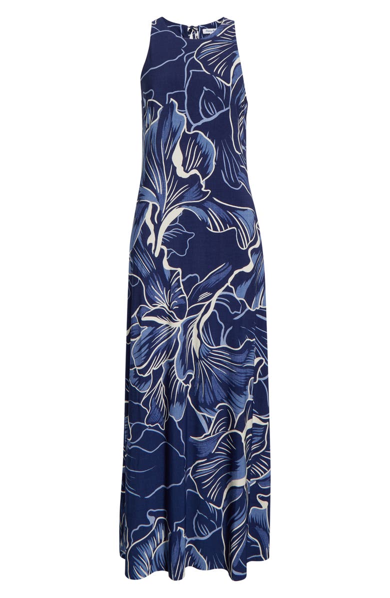 Tommy Bahama Jasmine Sapphire Sleeveless Maxi Dress, Alternate, color,