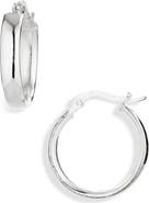 ARGENTO VIVO Sterling Silver Flat Hoop Earrings