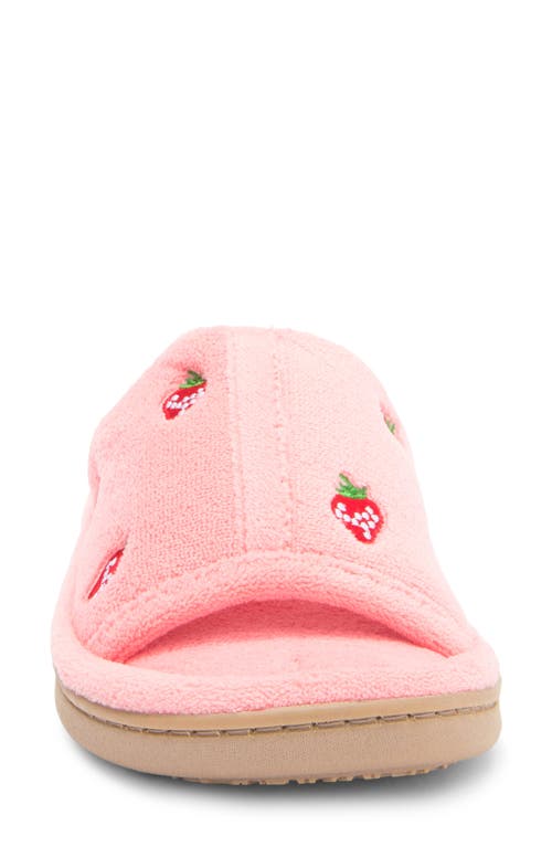 Shop Isotoner Fruit Embroidered Slide Slipper