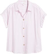 beachlunchlounge Darby Short Sleeve Button-Up Shirt