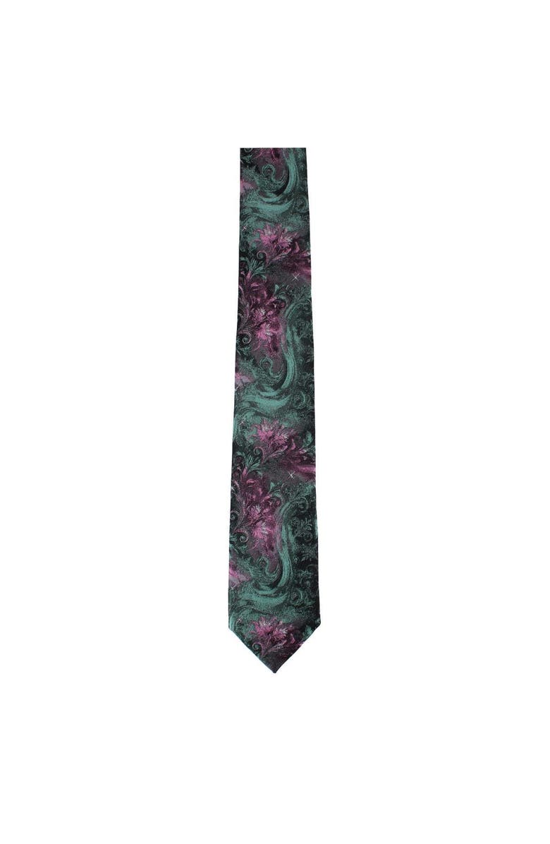 Trafalgar Big and Tall Arcane Storm Silk Novelty Neck Tie, Alternate, color, Multiple