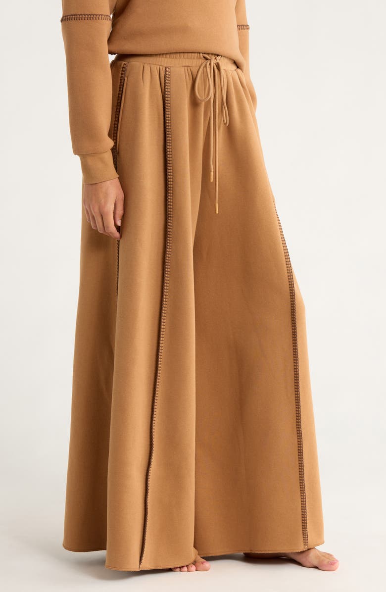 UGG<sup>®</sup> Classic Wide Leg Pajama Pants, Alternate, color, Chestnut