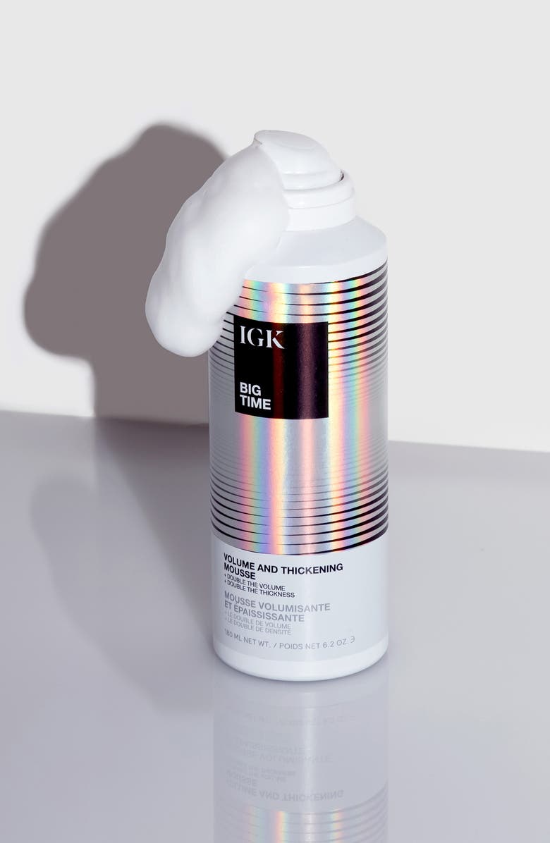 IGK Big Time Volume & Thickening Hair Mousse, Alternate, color, 