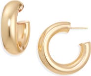 Nordstrom Chunky Tube Hoop Earrings