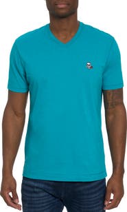 Robert Graham Eye of the Skull Short Sleeve V-Neck T-Shirt