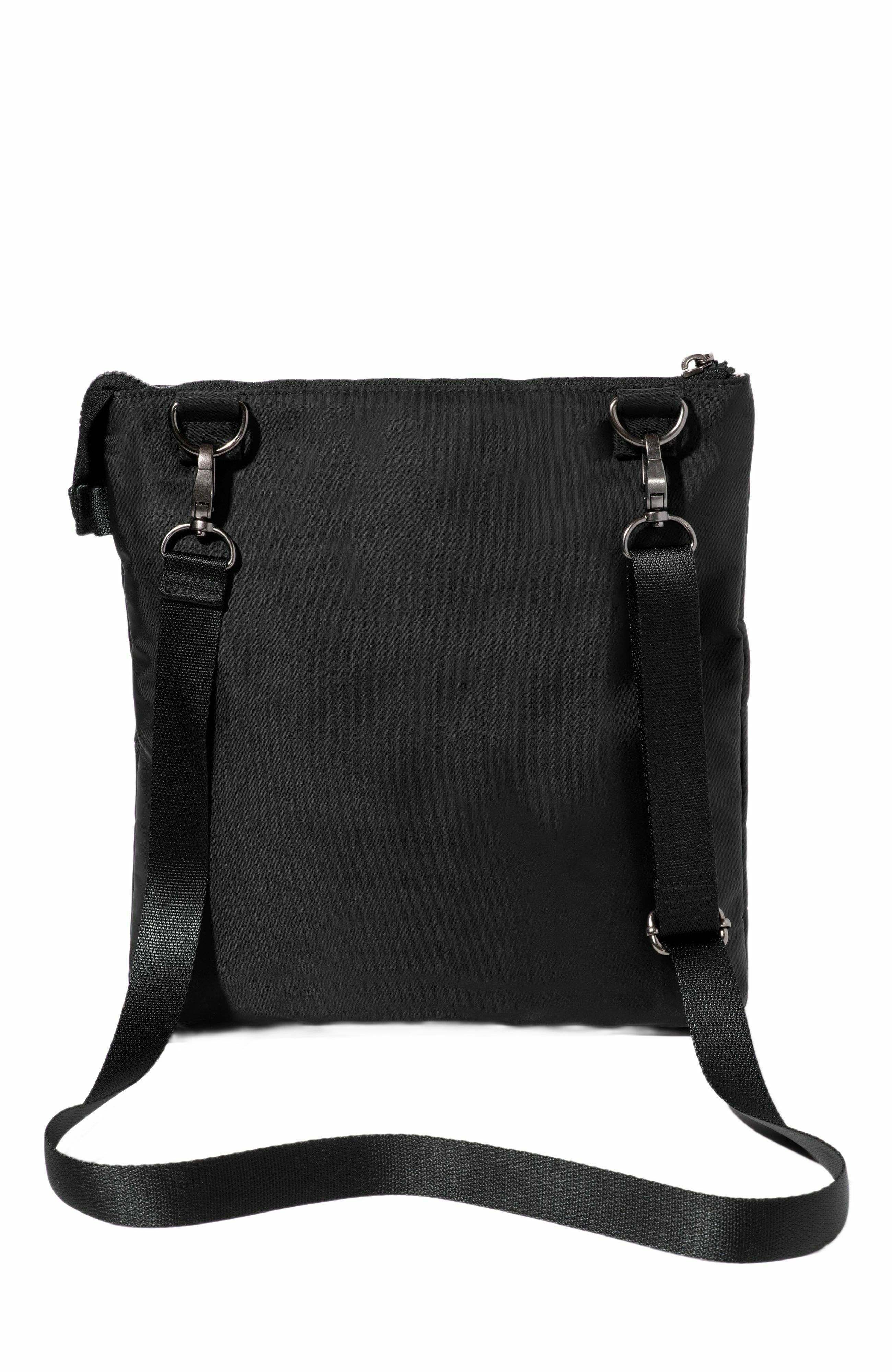 BAGGALLINI Nolita Crossbody Bag with RFID Wristlet, Alternate, color, Black Twill