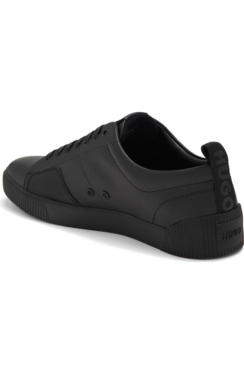 BOSS Zero Pebbled Leather Low Top Sneaker, Alternate, color,