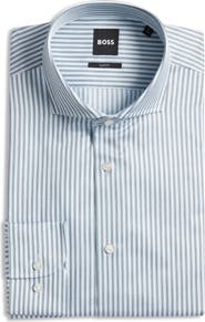 BOSS Hank Kent Slim Fit Cotton Dress Shirt