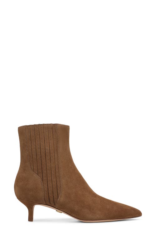 Veronica Beard Lisa Kitten Heel Bootie In Brown