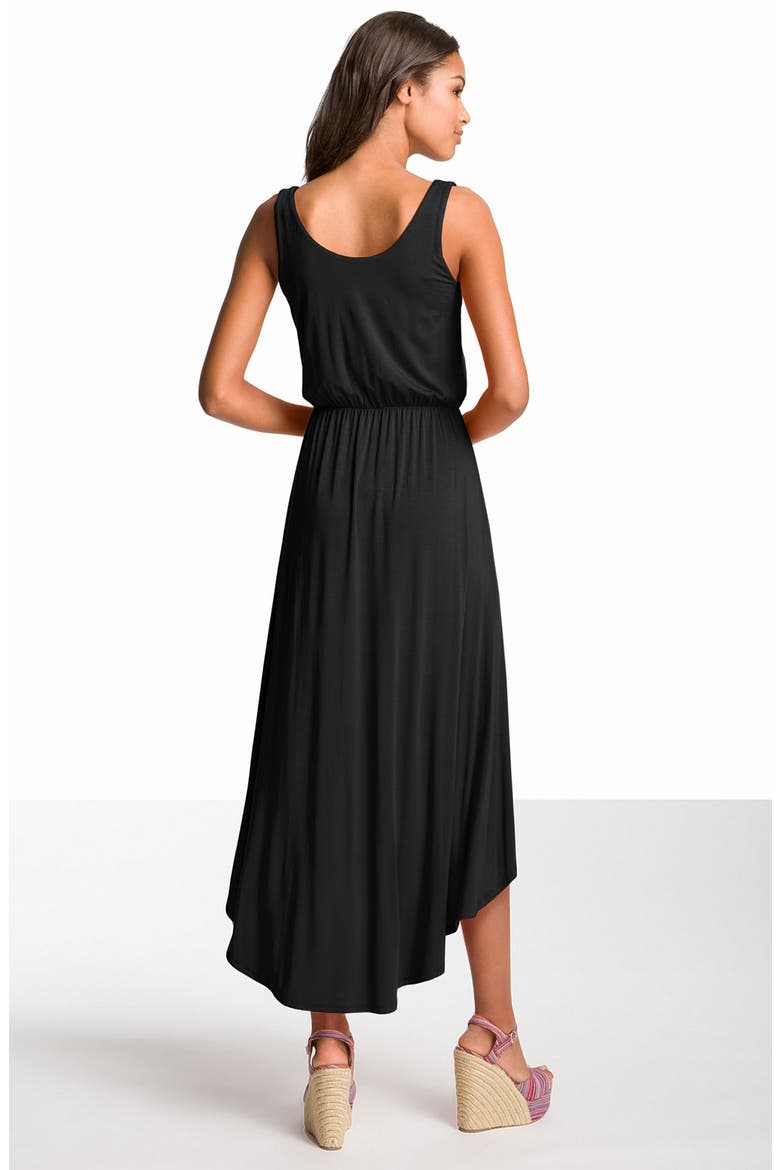 High/Low Hem Jersey Tank Dress (Nordstrom Exclusive), Alternate, color, BLACK