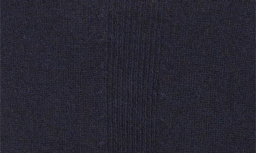 Emporio Armani Melange Turtleneck Wool Sweater In Blue