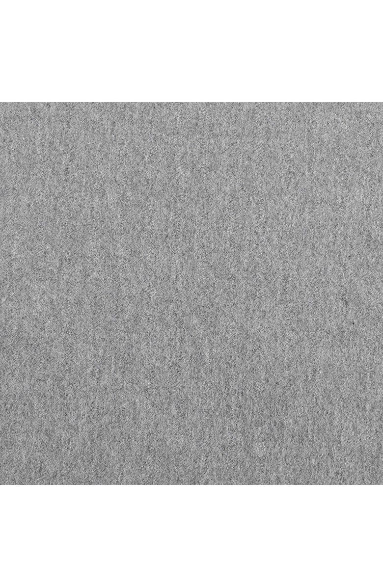 Calvin Klein Mélange Flannel Duvet Cover & Sham Set, Alternate, color, Silver Grey