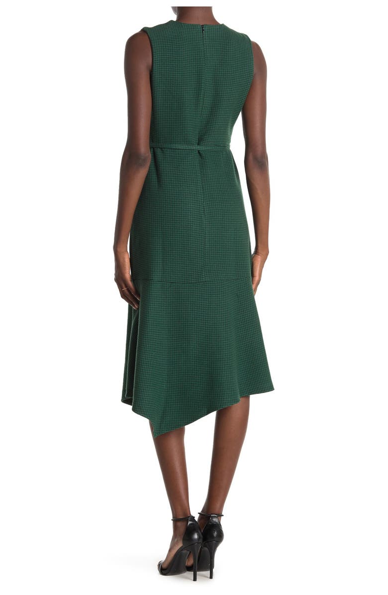 Maisie Bennett Houndstooth Sleeveless Midi Dress, Alternate, color, 