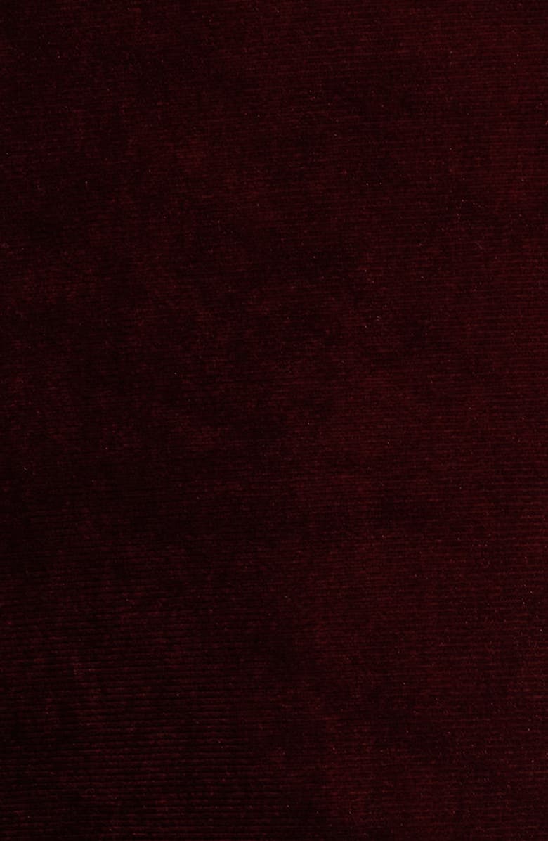 Elie Tahari The Lucia Velvet Pull-On Wide Leg Pants, Alternate, color, Purple Bordeaux