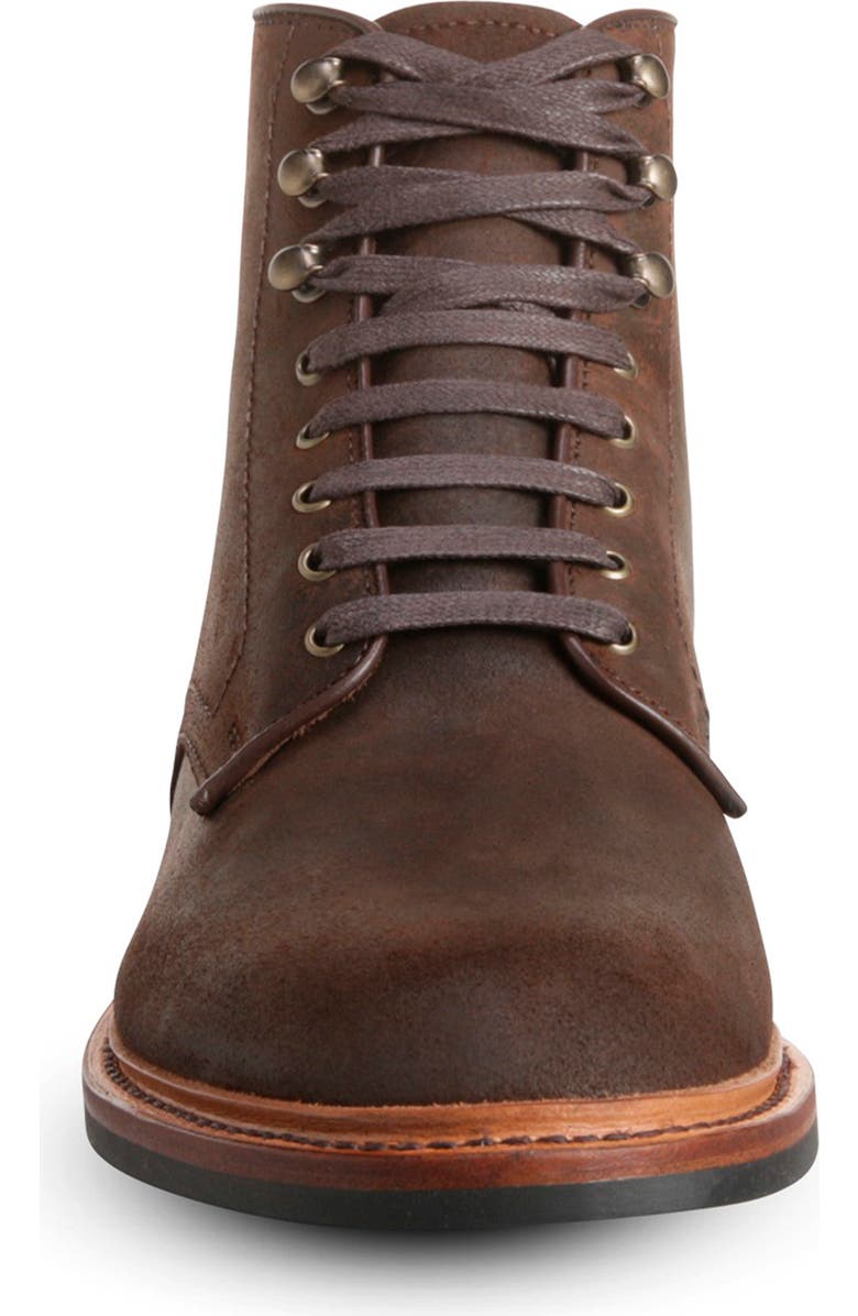 Allen Edmonds Higgins Mill Plain Toe Boot, Alternate, color, Brown