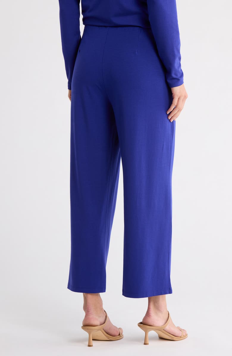Eileen Fisher Crop Straight Leg Pants, Alternate, color, Blue Violet