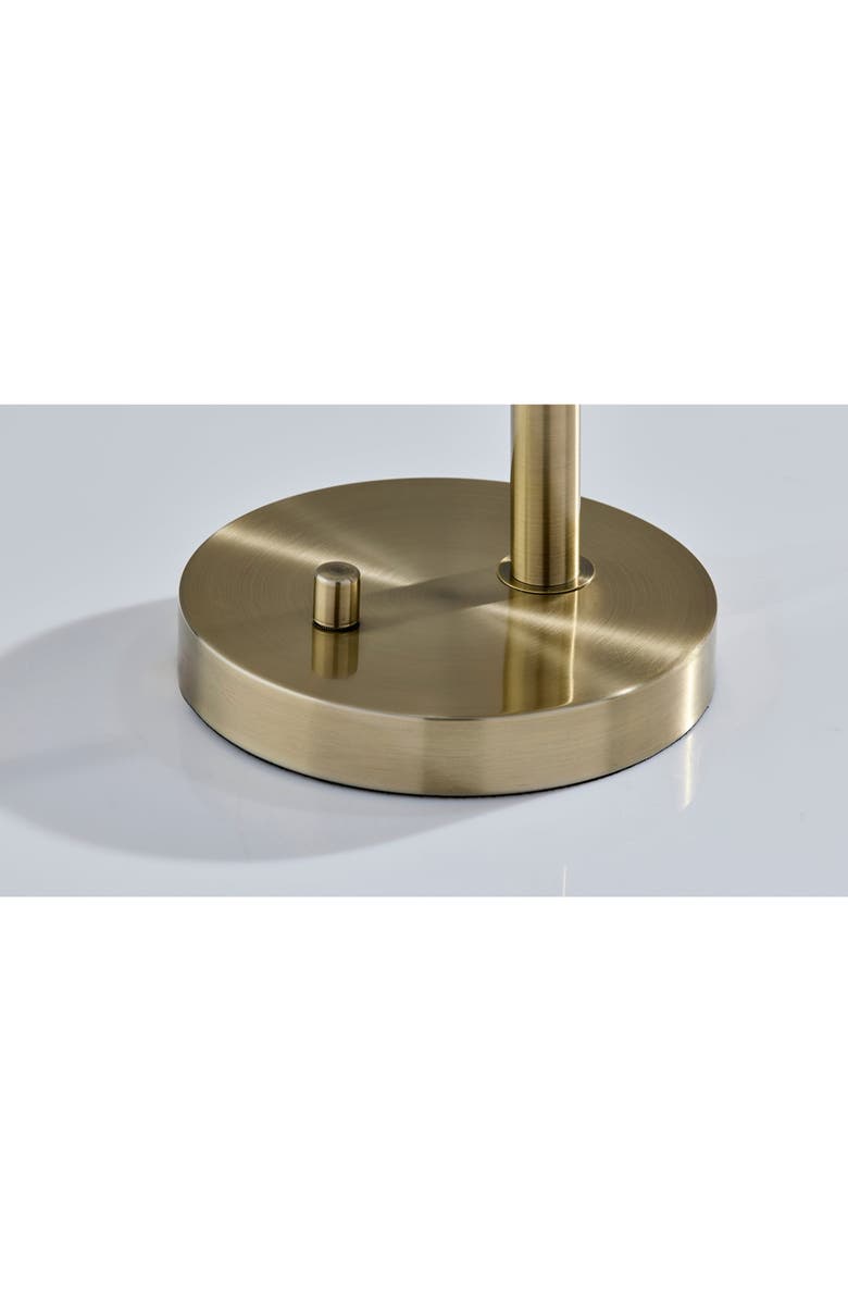 ADESSO LIGHTING Swirl Antiqued Brass Desk Lamp, Alternate, color, Antique Brass