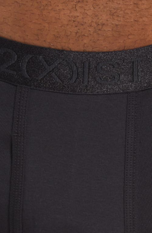 2(x)ist 3-pack Pima Cotton Boxer Briefs In Black