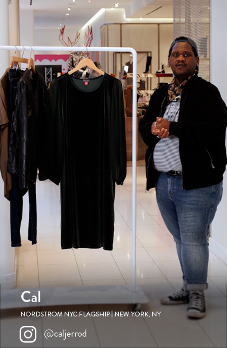 Long Sleeve Velvet Dress, sales video thumbnail