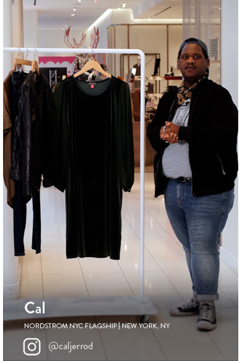 Long Sleeve Velvet Dress video