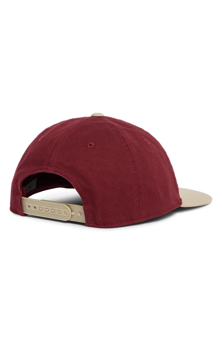Carhartt Work In Progress Clover Baseball Cap, Alternate, color, Marsala/ Flare