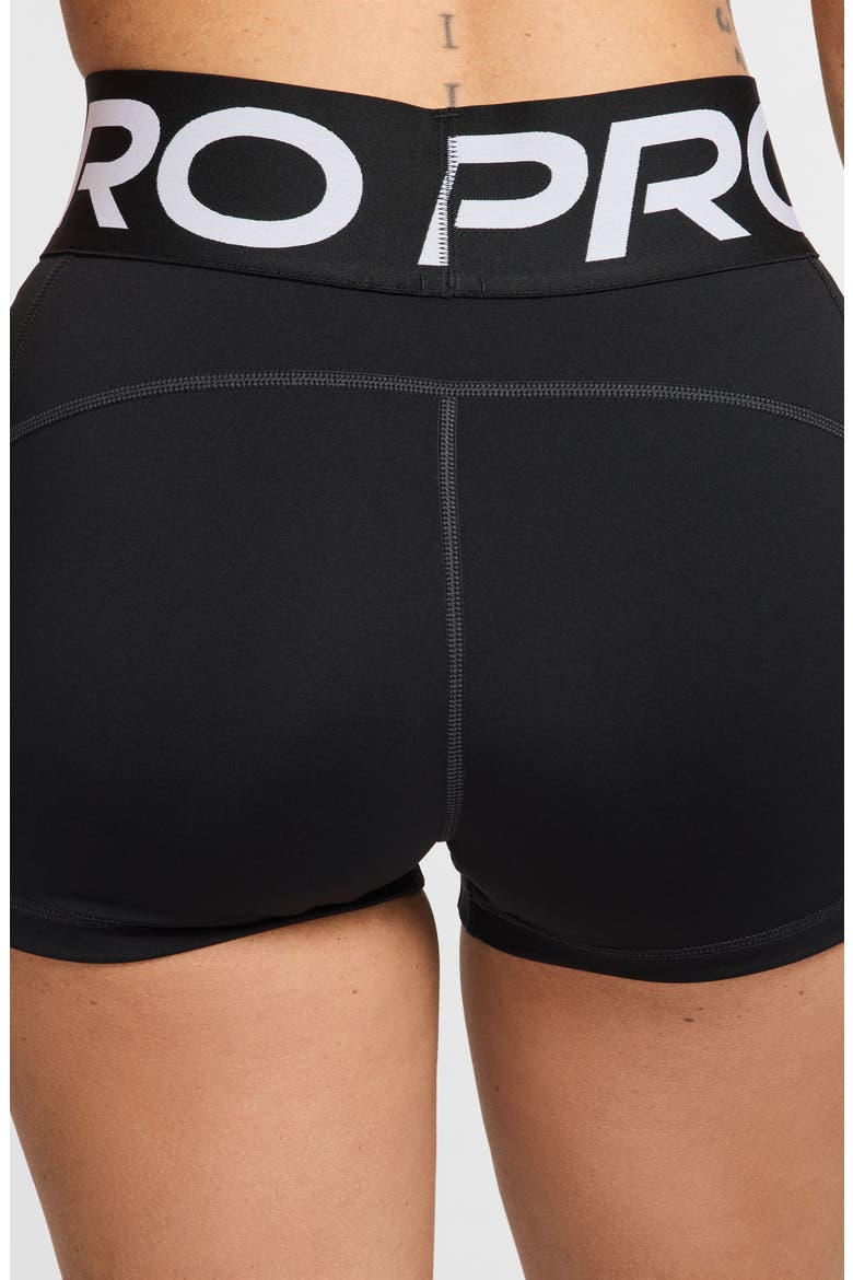 Pro Sculpt High Waist Bike Shorts, Alternate, color, BLACK/ WHITE