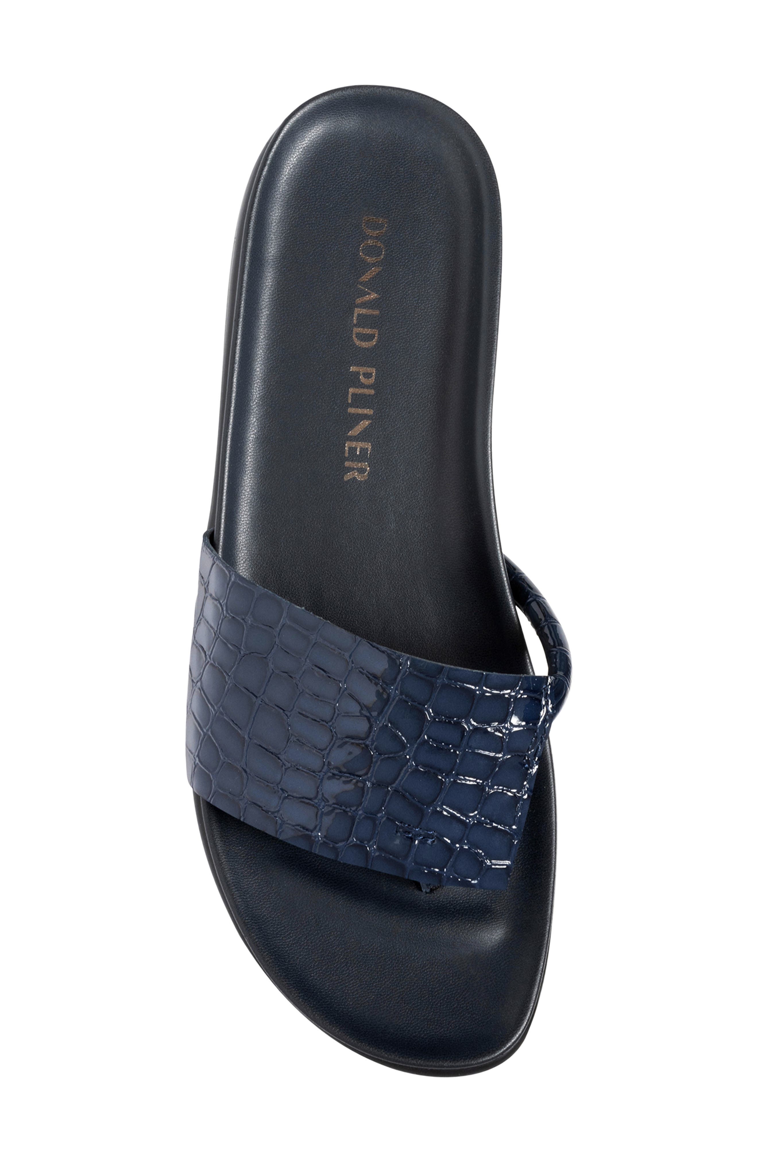 Fifi Platform Wedge Flip Flop, Alternate, color, NAVY