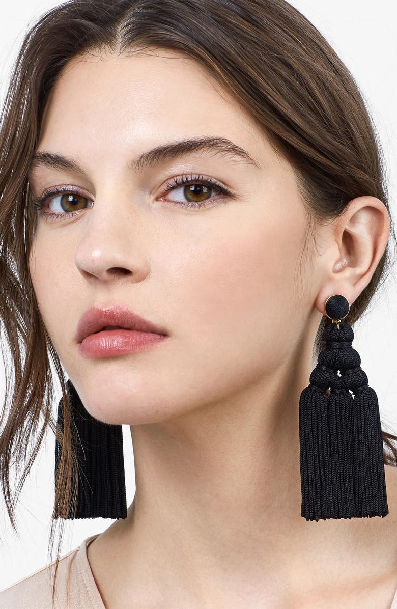 BaubleBar Miana Tassel Drop Earrings, Alternate, color, 