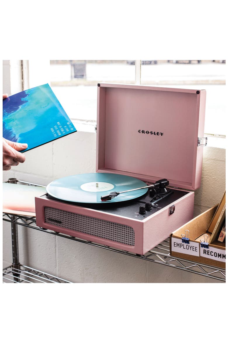 Voyager Record Player, Alternate, color, PINK TONES