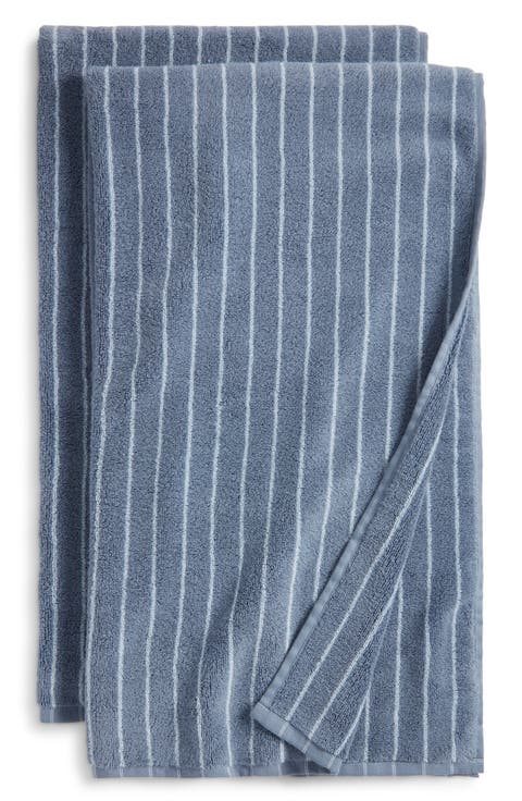 Hydrocotton Stripe Set of 2 Bath Towels