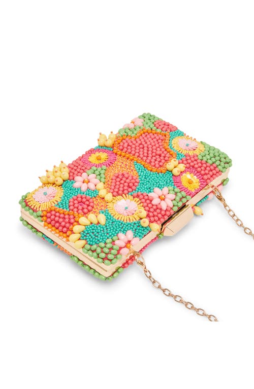 Dolce Vita Beaded Box Clutch In Multi