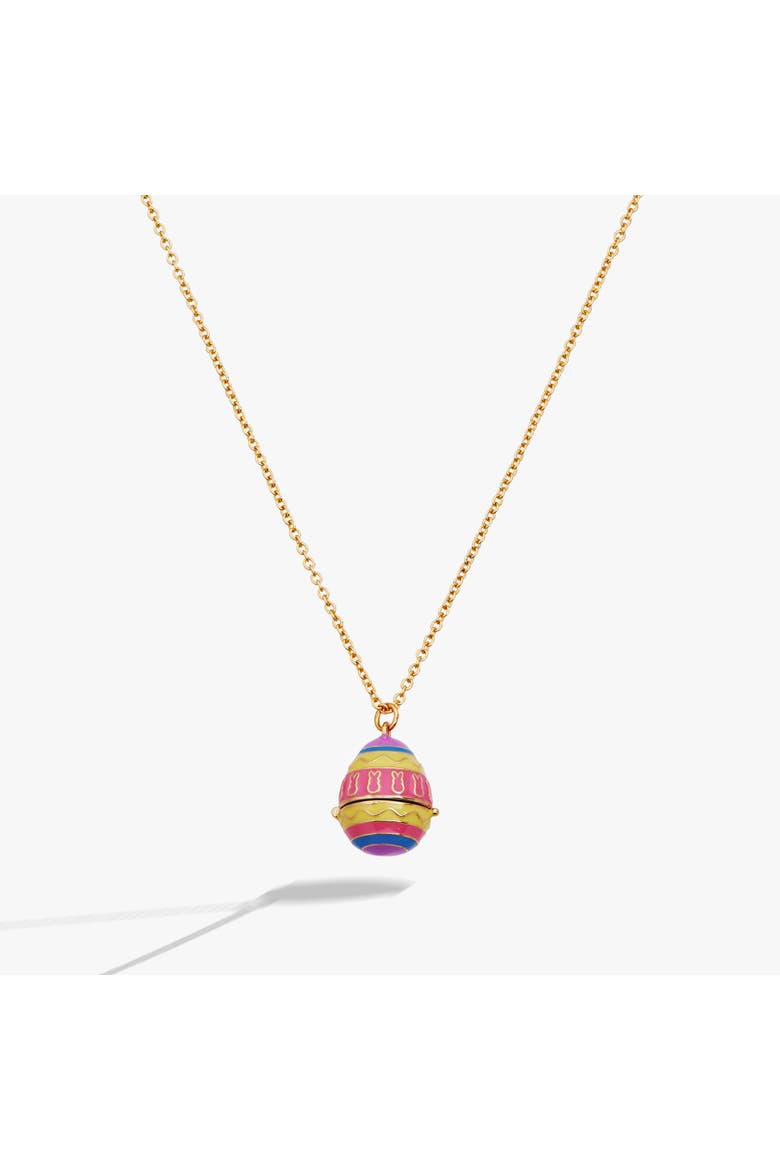 PEEPS Easter egg pendant necklace, Main, color, Gold
