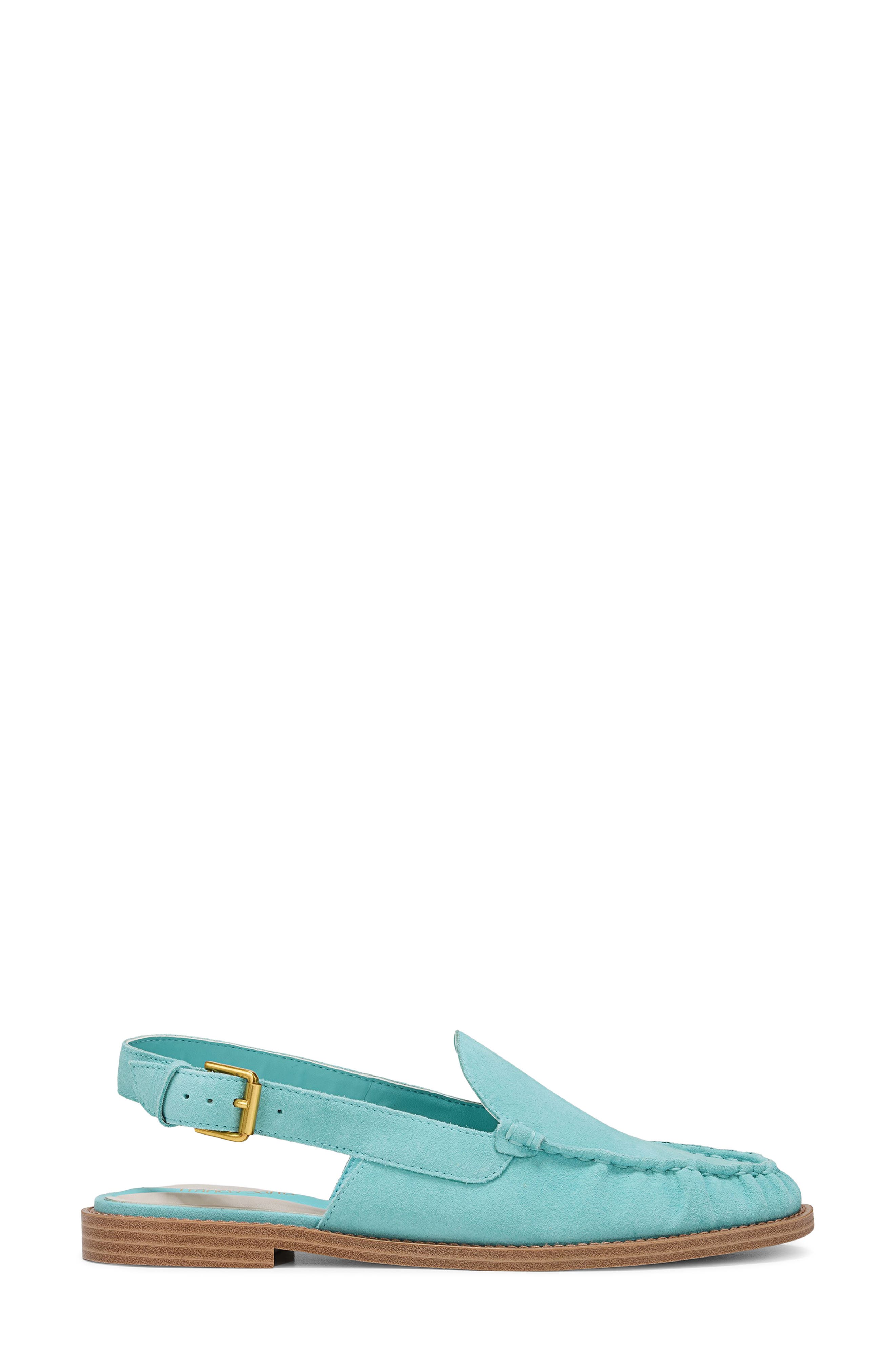 Sully Slingback Loafer, Alternate, color, AQUAMARINE
