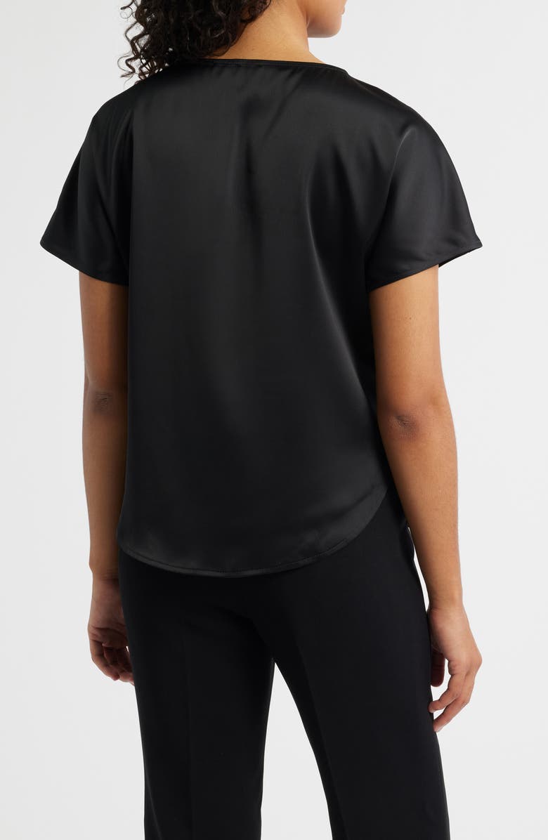 Anne Klein Bateau Neck Heat-Set Crystal Top, Alternate, color, Anne Black