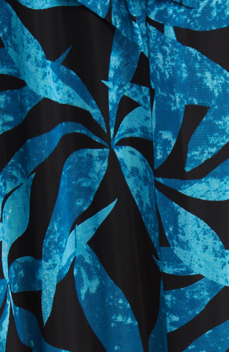 Anne Klein Print Mesh Maxi Dress, Alternate, color, 