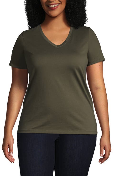 Supima Cotton V-neck T-Shirt