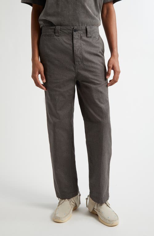 VISVIM Cotton Wide Leg Chinos in Grey  product