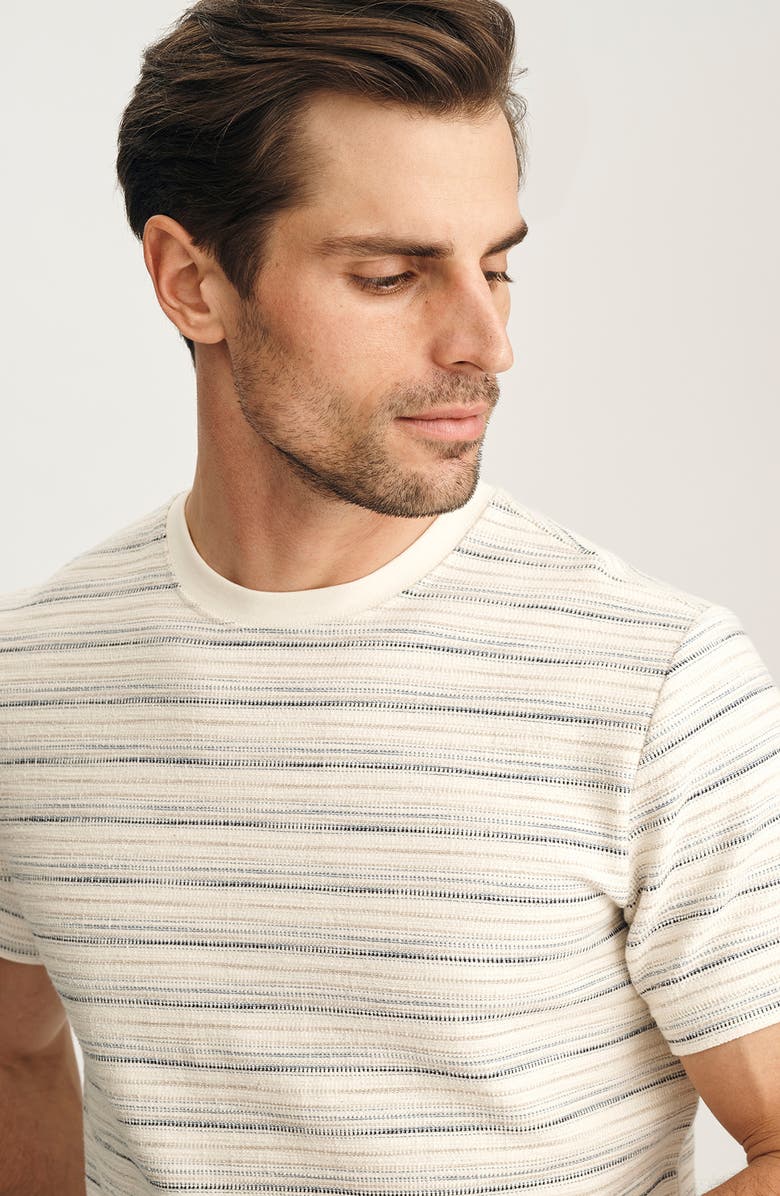 34 Heritage Feeder Stripe Cotton Blend T-Shirt, Alternate, color, 