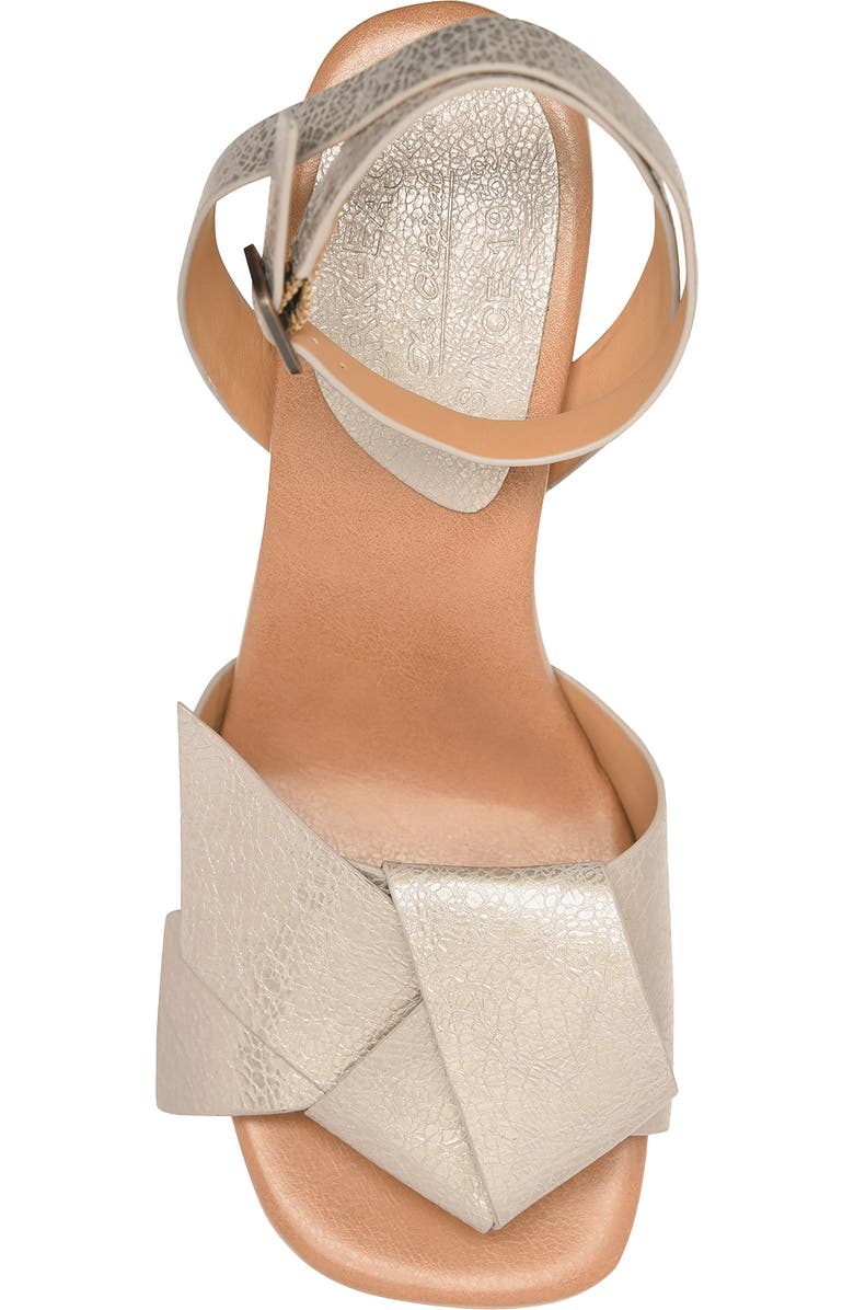 Kork-Ease<sup>®</sup> Brooke Ankle Strap Sandal, Alternate, color, Champagne Metallic