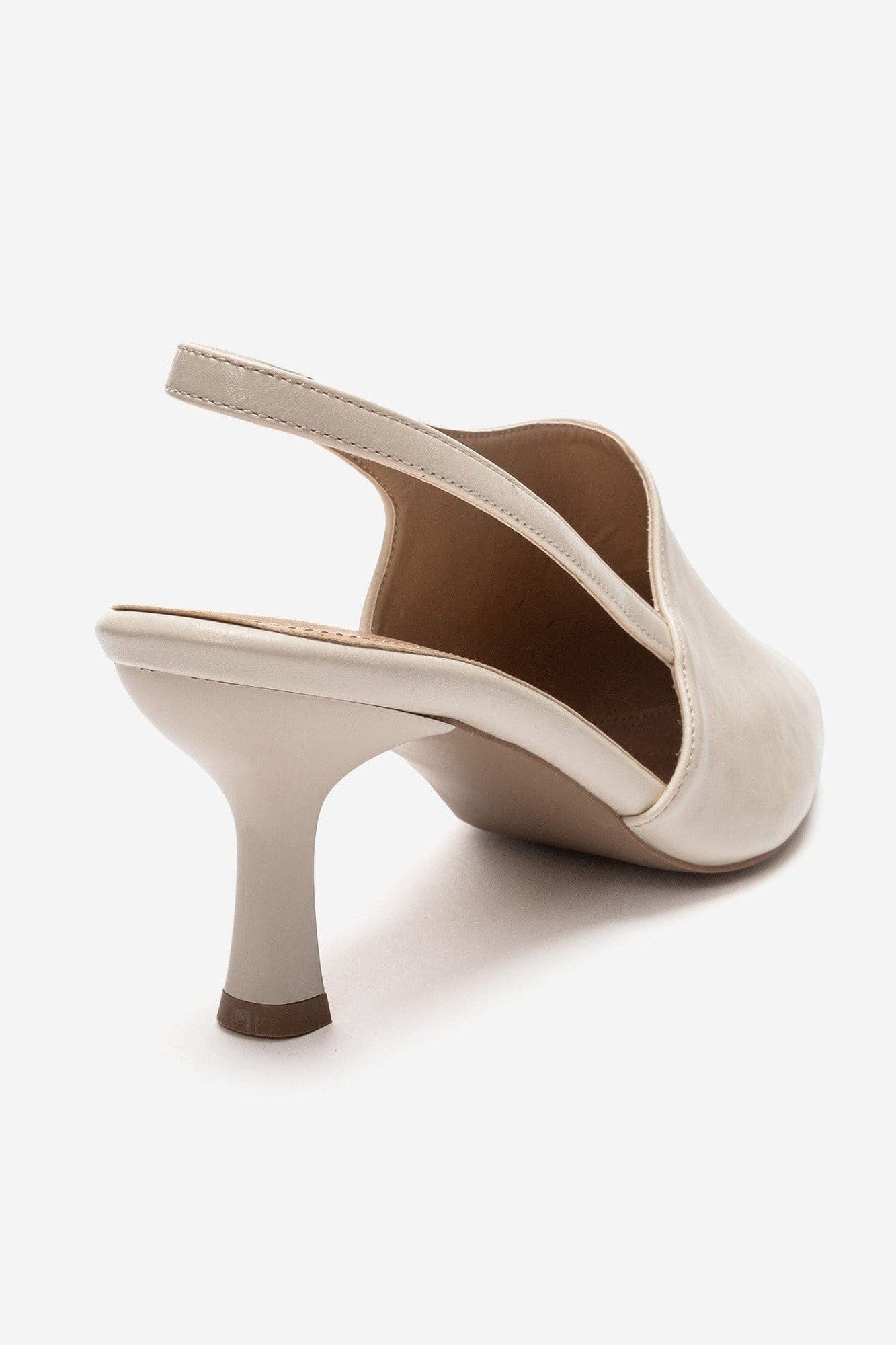 Yarel Stiletto Slingback Pump, Alternate, color, Ecru