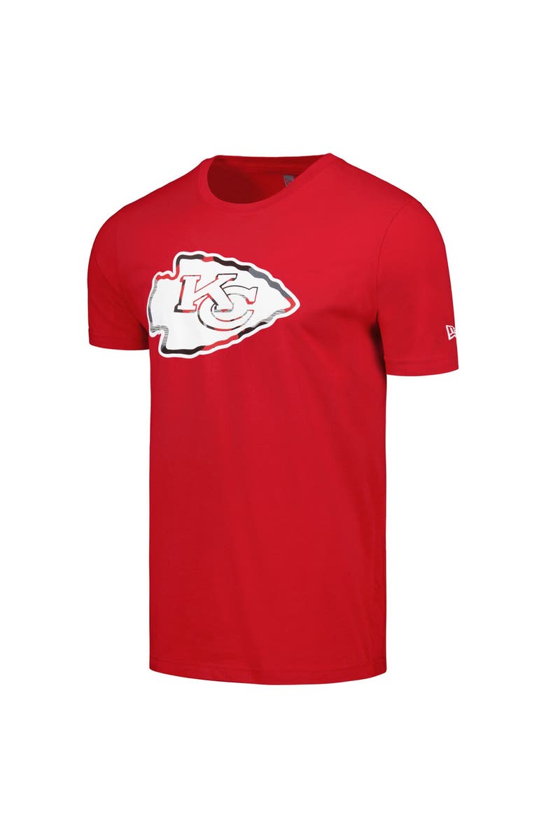 New Era Men's New Era Red Kansas City Chiefs Camo Logo T-Shirt, Alternate, color, Red