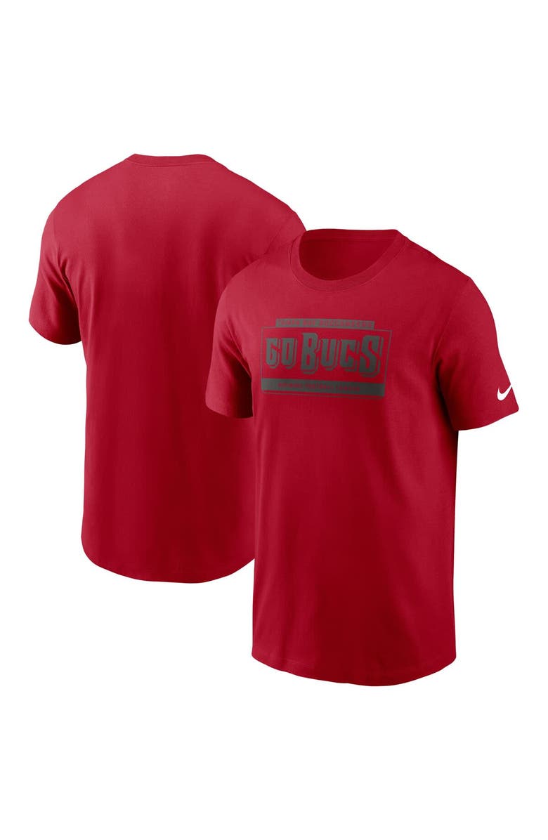 Nike Men's Nike Red Tampa Bay Buccaneers Primetime Local Essential T-Shirt, Alternate, color, Red
