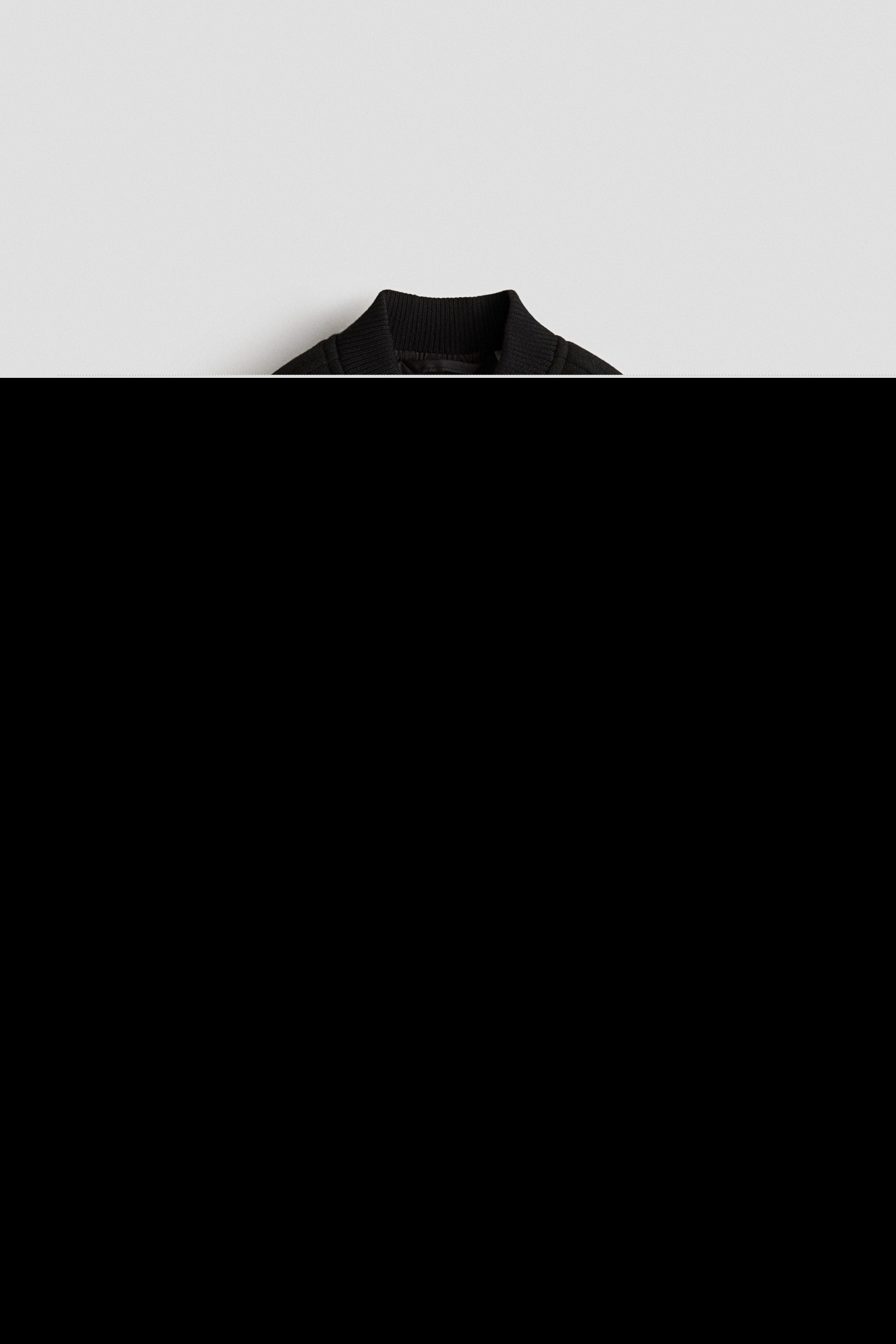 H&M Motif-detail baseball jacket, Alternate, color, Black/Hot Wheels